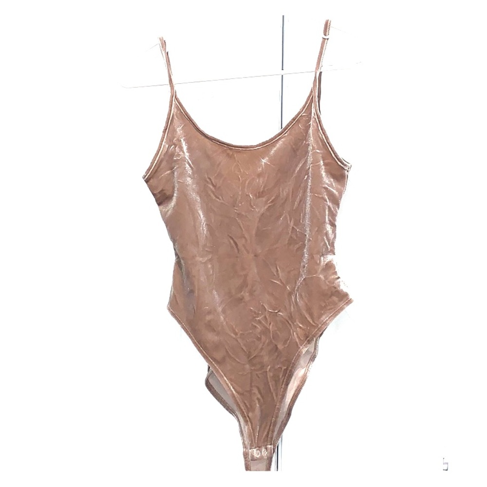 Suede bodysuit